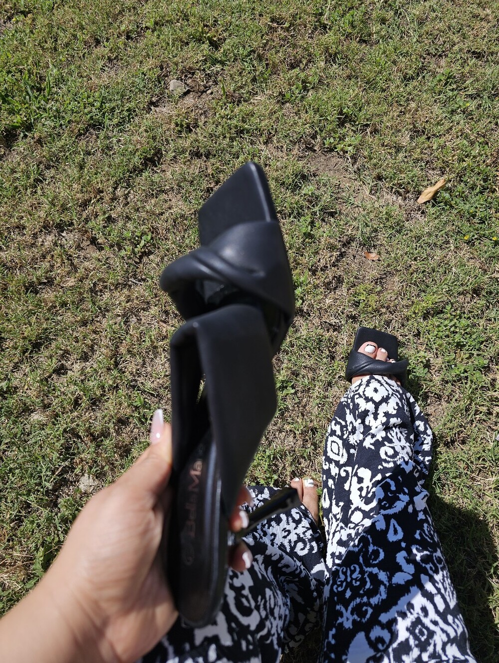 Just In 💓 Dania Black Heel  - Picture 2 of 6